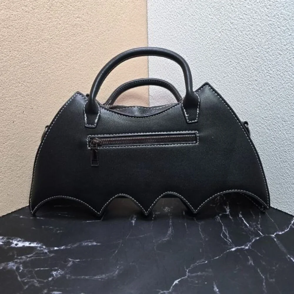 🎃 Bat Crossbody / Handbag With‎ Spider Web Design (NWOT)